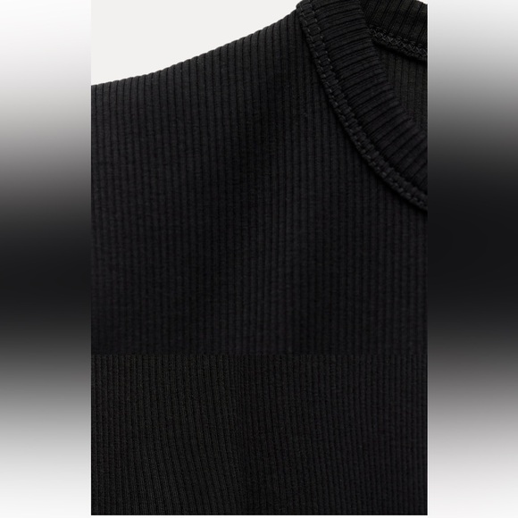 ZARA Round neck sleeveless midi dress. - Picture 6 of 6